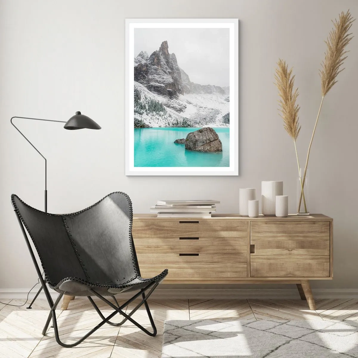 Plakat w białej ramie - Na straży - 50x70 cm