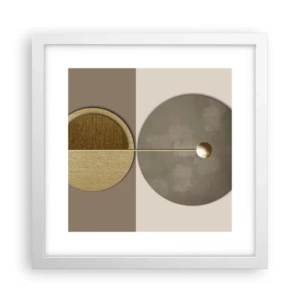 Plakat w białej ramie - Doskonała równowaga - 30x30 cm