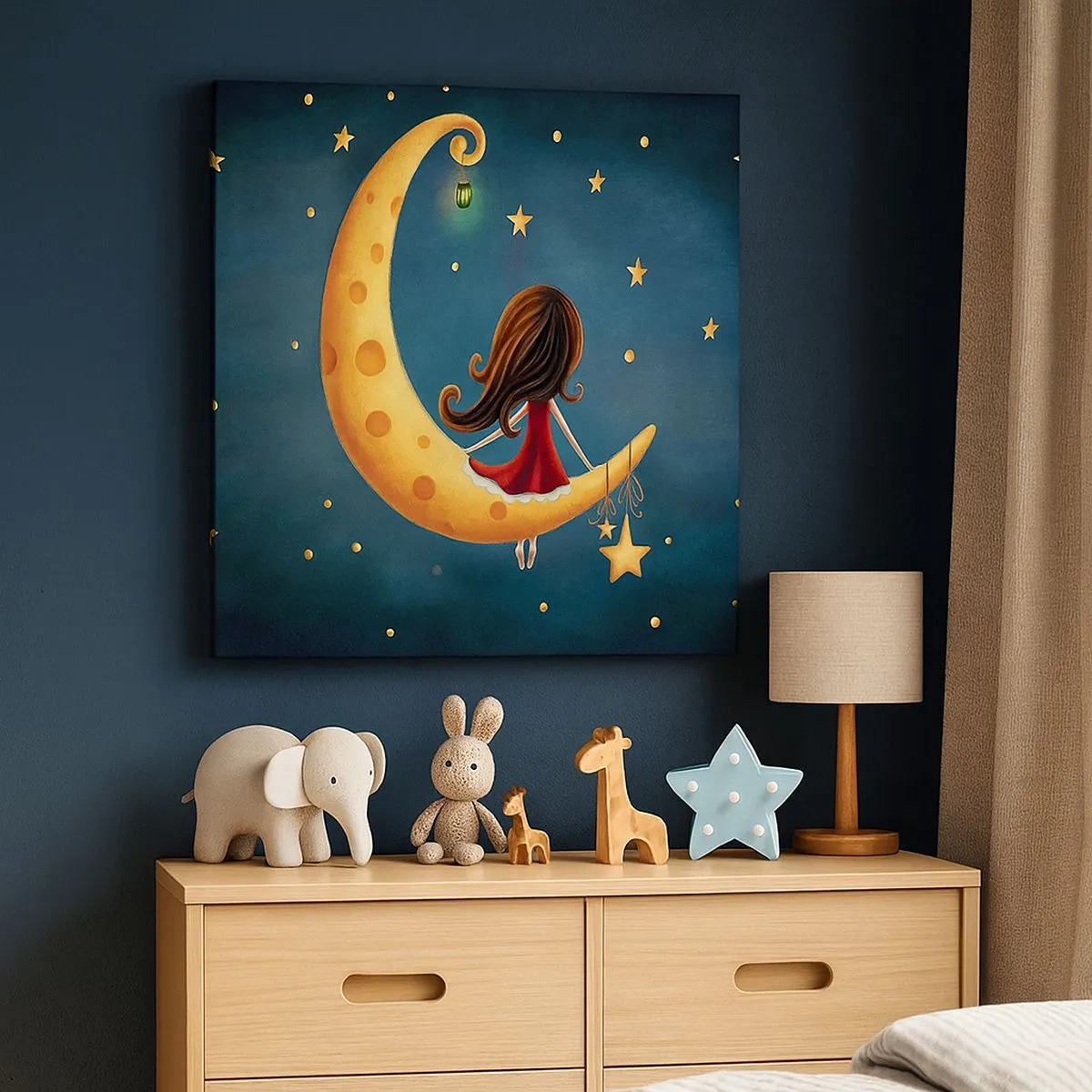 Obraz na płótnie - Pewnego razu… - 30x30 cm