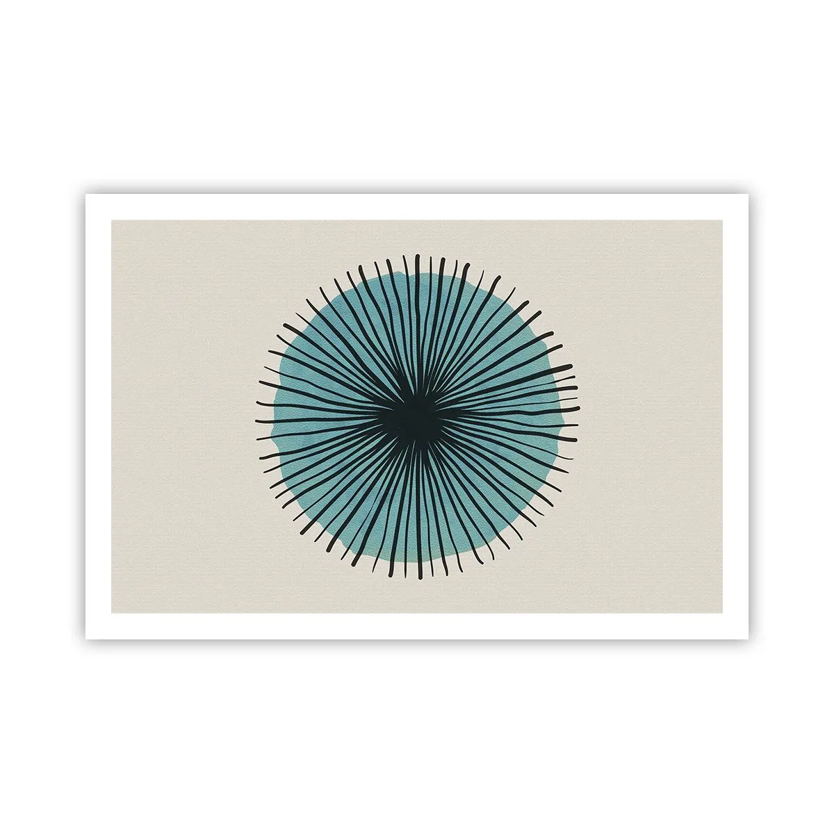 Plakat - Promieniście na błękicie - 91x61 cm