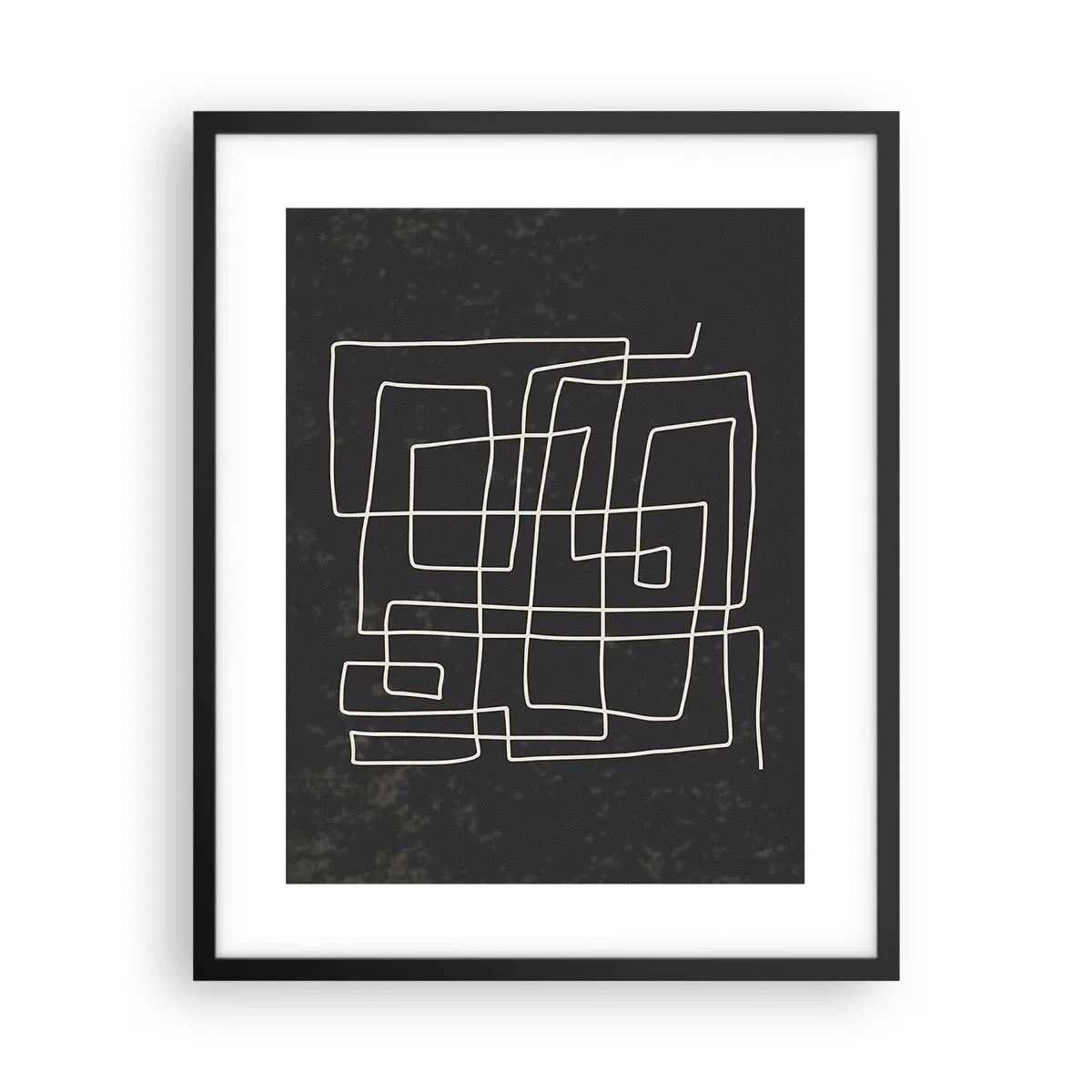 Plakat w czarnej ramie - Nie taki prosty - 40x50 cm