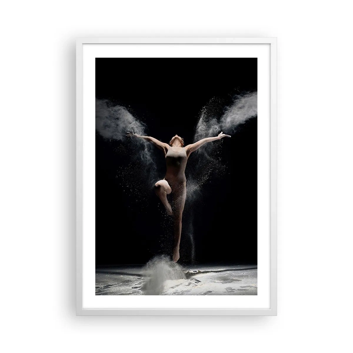 Plakat w białej ramie - Elfy istnieją - 50x70 cm