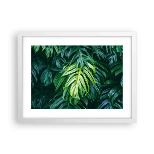 Plakat w białej ramie - Zanurzyć się w świeżości - 40x30 cm