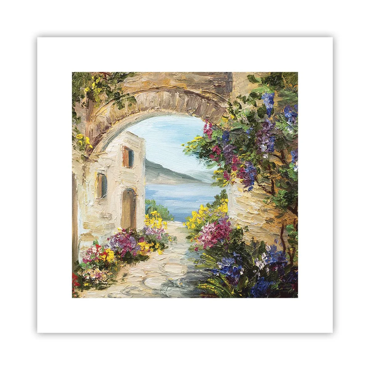 Plakat - Urok nadmorskiej prowincji - 30x30 cm