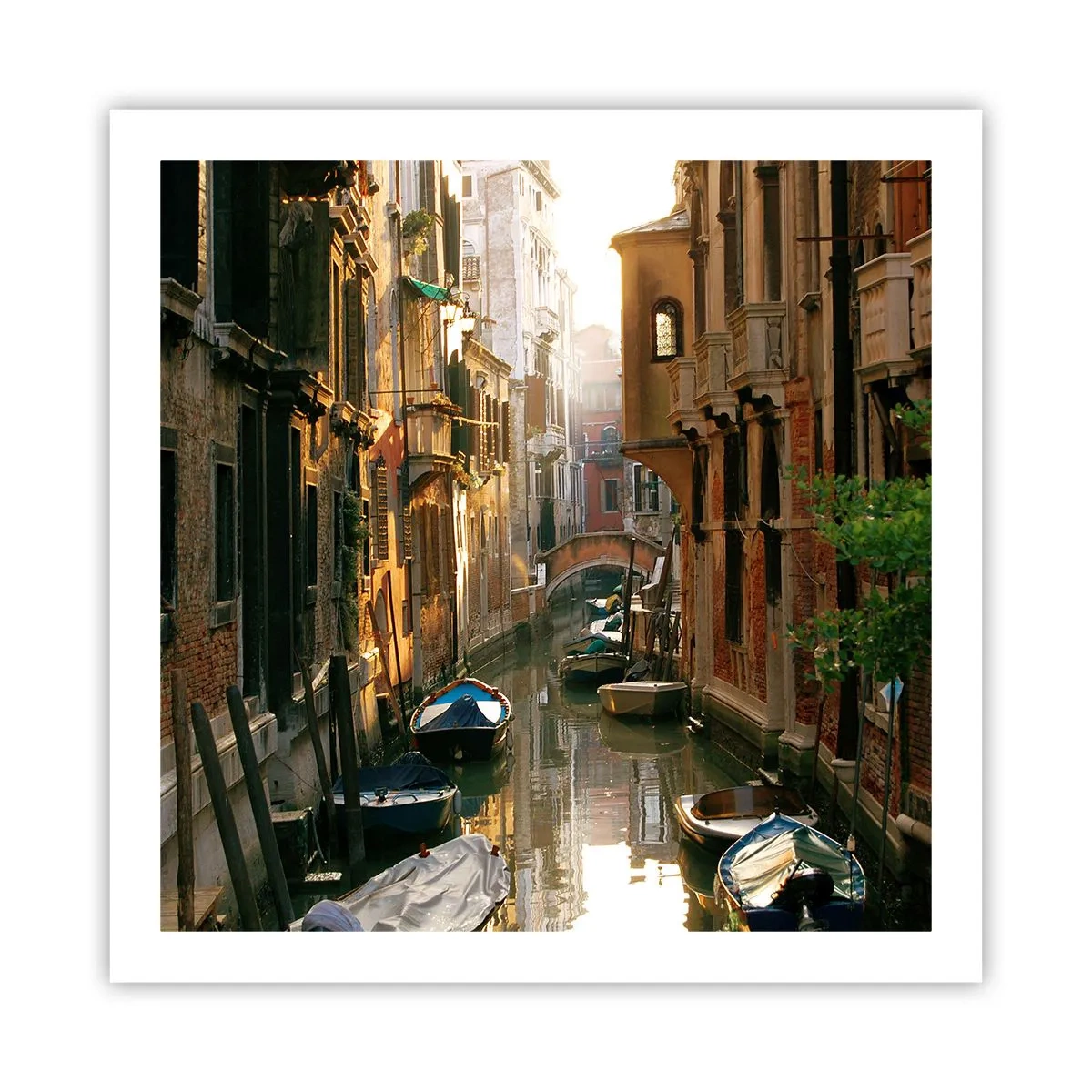 Plakat - W weneckim zaułku - 60x60 cm