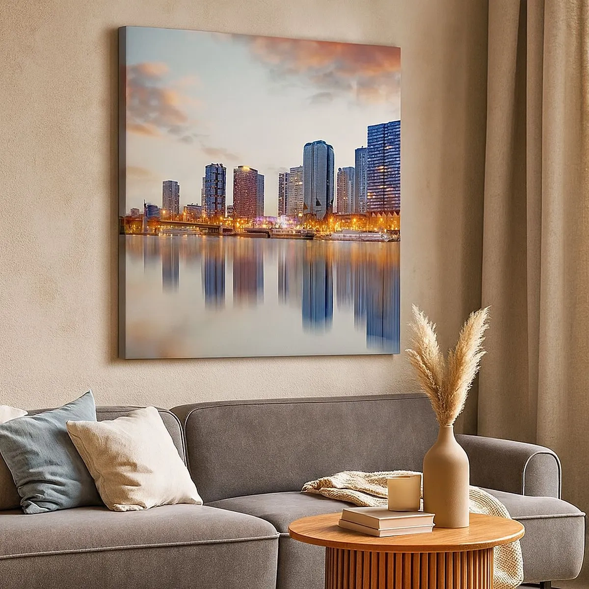 Obraz na płótnie - Monumentalny spokój Paryża - 30x30 cm