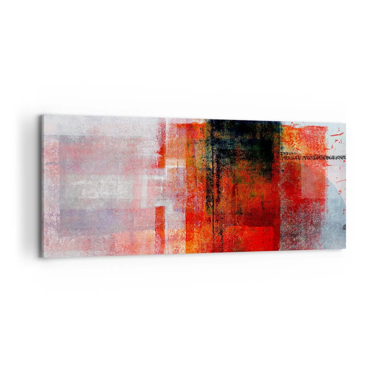 Obraz na płótnie - Kompozycja rozżarzona - 100x40 cm