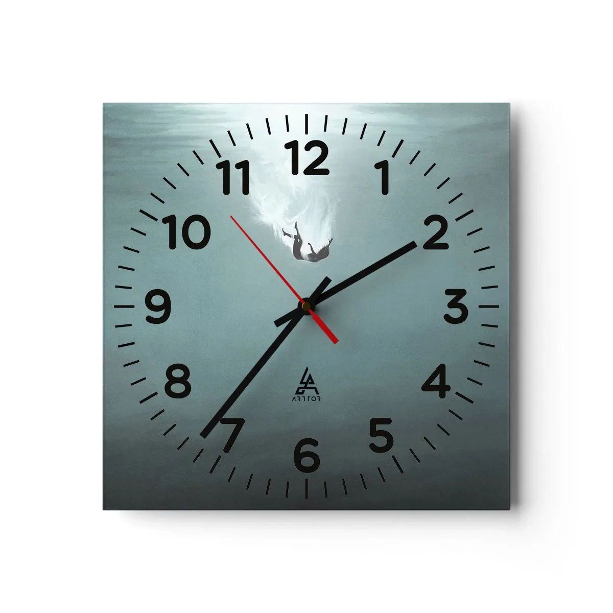 Zegar ścienny - W objęciach oceanu - 30x30 cm