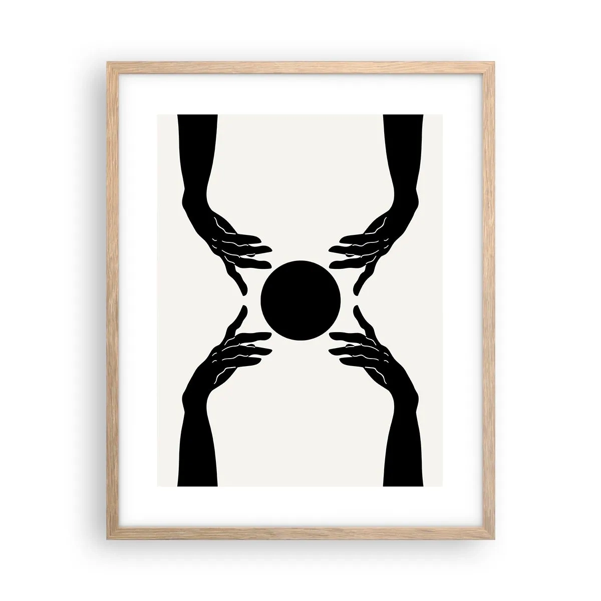 Plakat w ramie jasny dąb - Tajemny znak - 40x50 cm