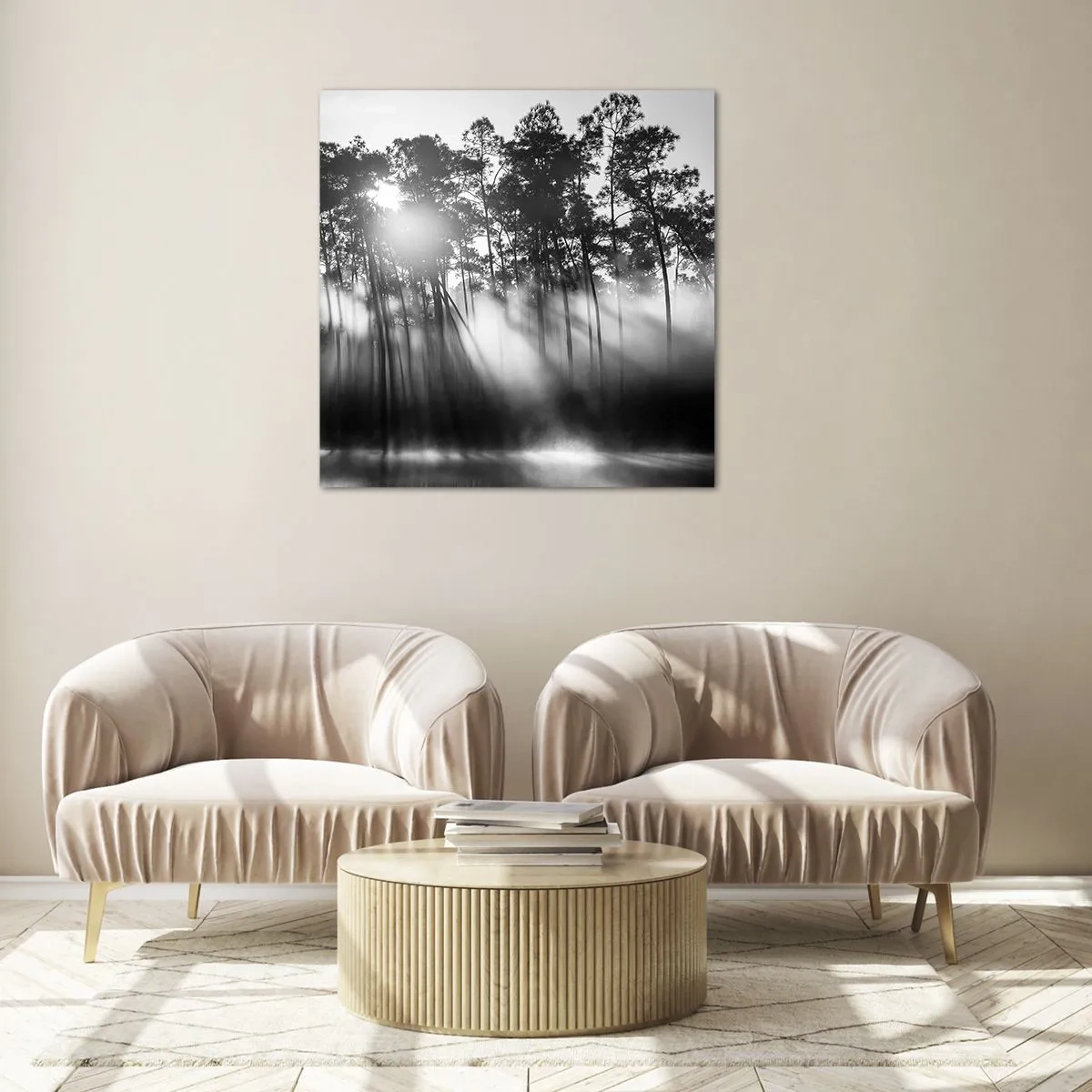 Obraz na szkle - Niepowstrzymane słońce - 70x70 cm