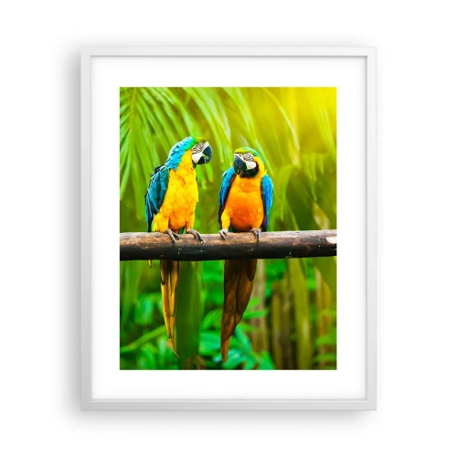 Plakat w białej ramie - A słyszałaś, że ona…? - 40x50 cm