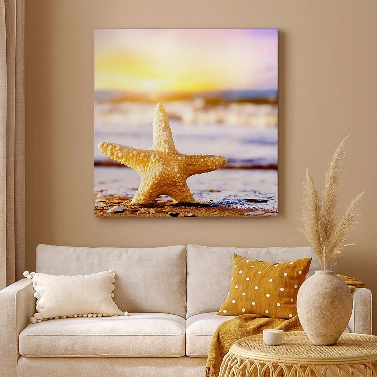 Obraz na płótnie - Morski podarunek - 30x30 cm