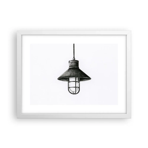 Plakat w białej ramie - Jak przed laty… - 40x30 cm