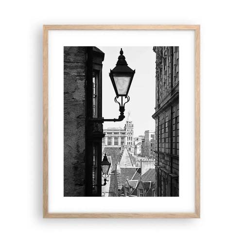 Plakat w ramie jasny dąb - Edynburska opowieść - 40x50 cm