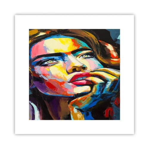 Plakat - Marzenia jak ptaki szybują po niebie - 30x30 cm