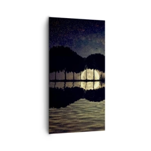 Obraz na płótnie - Noc na krańcu świata - 65x120 cm
