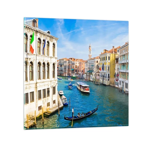 Obraz na szkle - Ruch uliczny jedyny na świecie - 40x40 cm