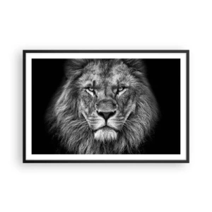 Plakat w czarnej ramie - W stroju koronacyjnym - 91x61 cm