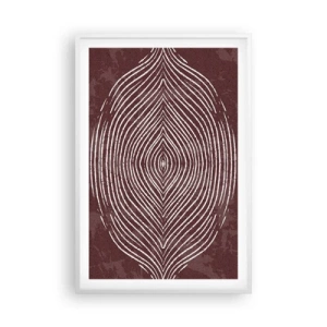 Plakat w białej ramie - Przestrzeń mówi - 61x91 cm