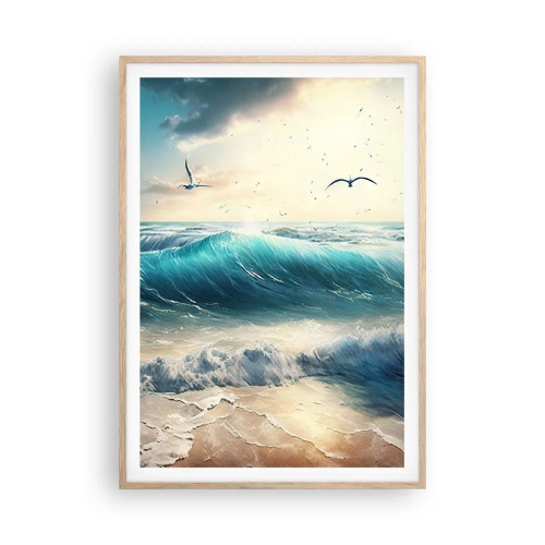 Plakat w ramie jasny dąb - Szumi tylko dla ciebie - 70x100 cm