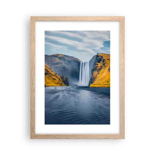 Plakat w ramie jasny dąb - Wieczne trwanie, wieczny ruch - 30x40 cm