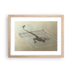 Plakat w ramie jasny dąb - Pokonać siebie - 40x30 cm