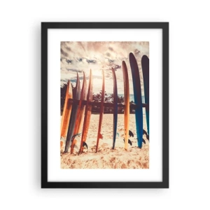 Plakat w czarnej ramie - Dobranoc, do jutra - 30x40 cm