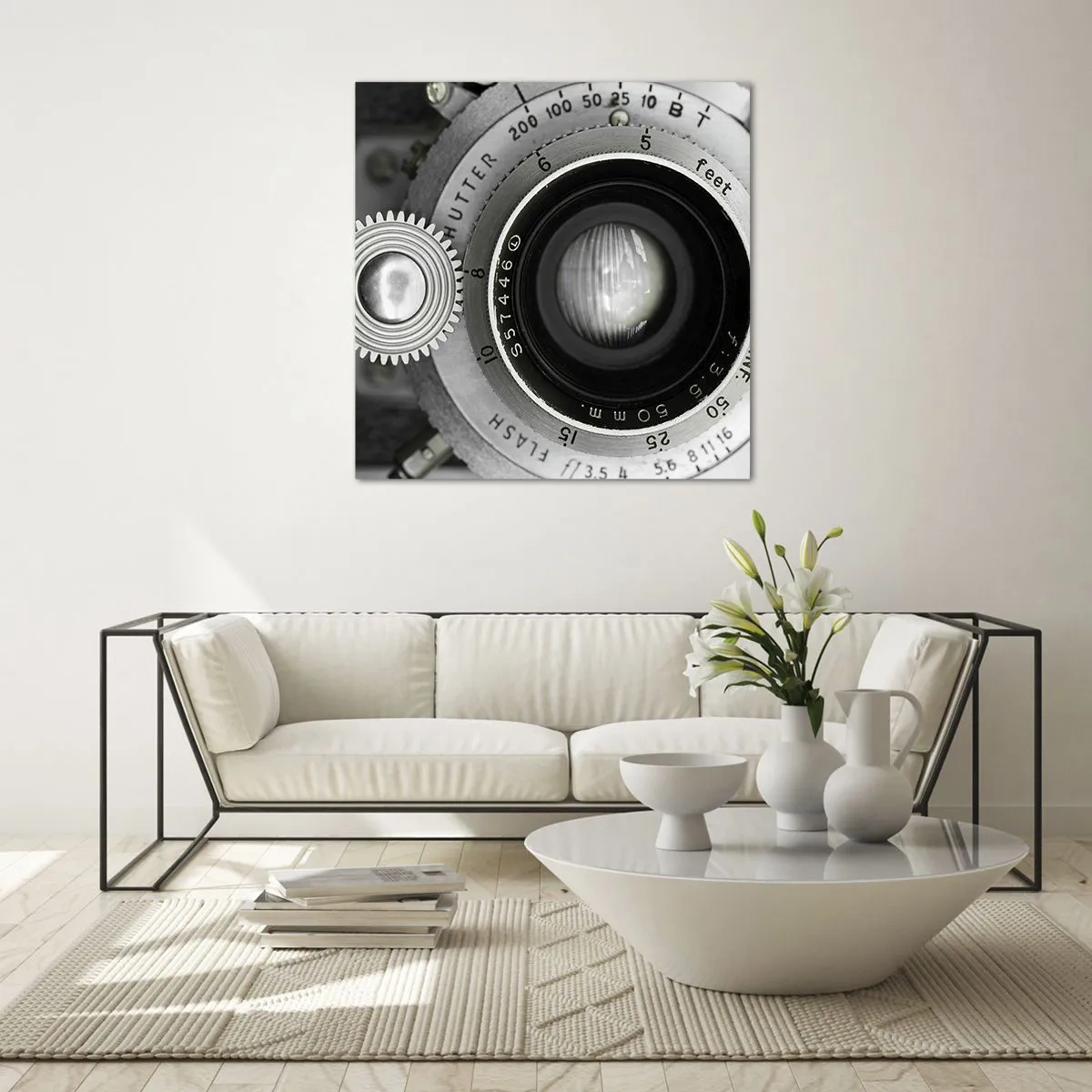 Obraz na szkle - Opowieść o Hollywood - 40x40 cm