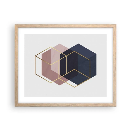 Plakat w ramie jasny dąb - Siła prostoty - 50x40 cm