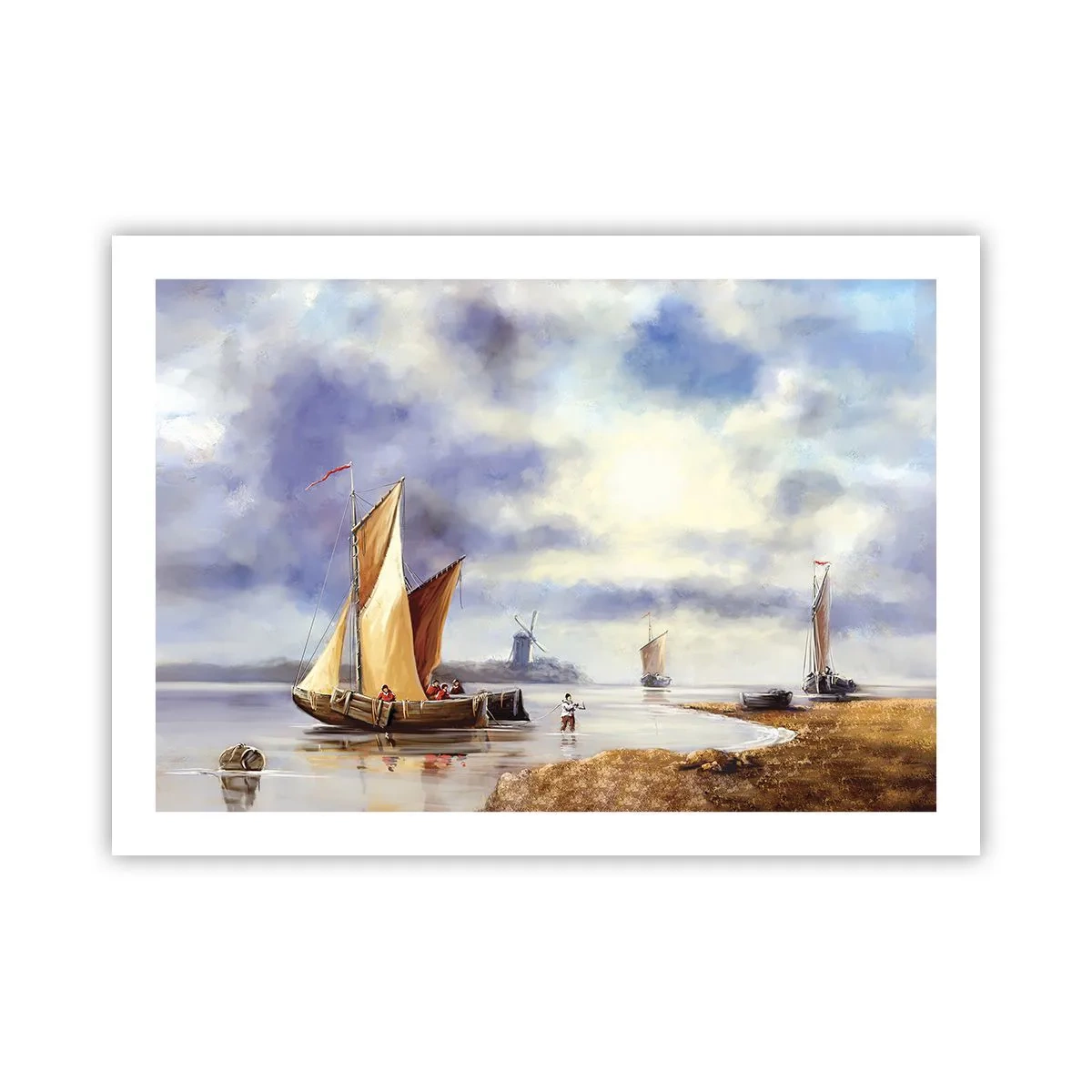 Plakat - Powrót żeglarzy - 70x50 cm
