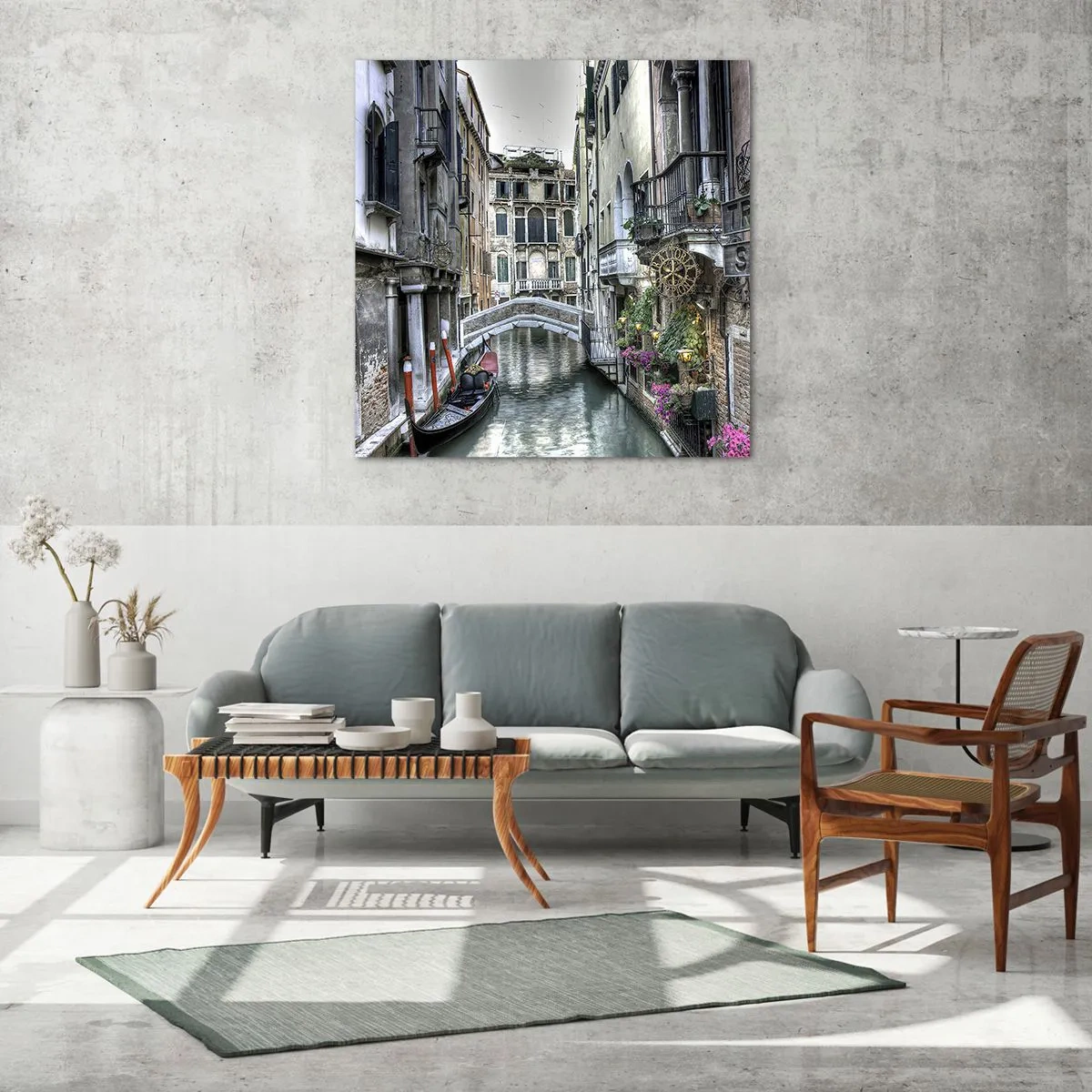 Obraz na szkle - Od wieków w cichej zadumie - 70x70 cm