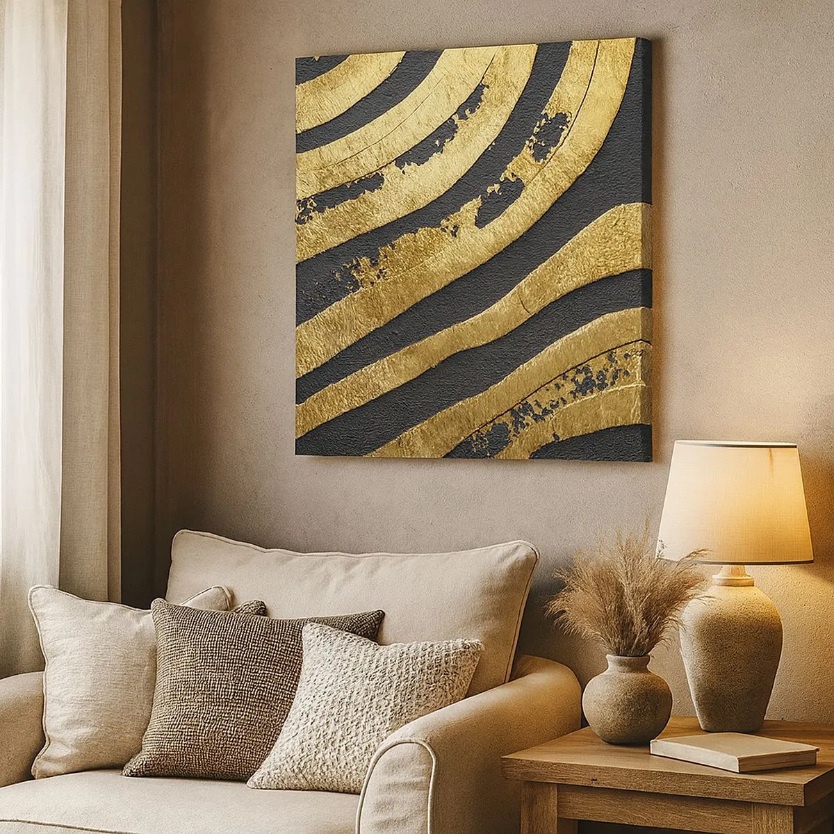 Obraz na płótnie - Wszystko płynie - 30x30 cm