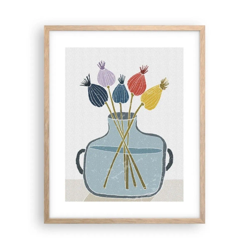 Plakat w ramie jasny dąb - Jak makiem zasiał - 40x50 cm
