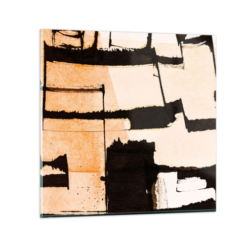 Obraz na szkle - Jednak porządek - 40x40 cm