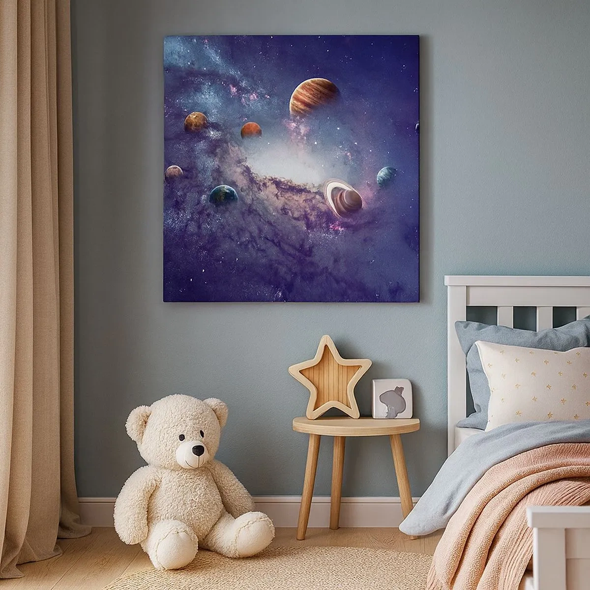 Obraz na płótnie - Układ słoneczno-taneczny - 30x30 cm