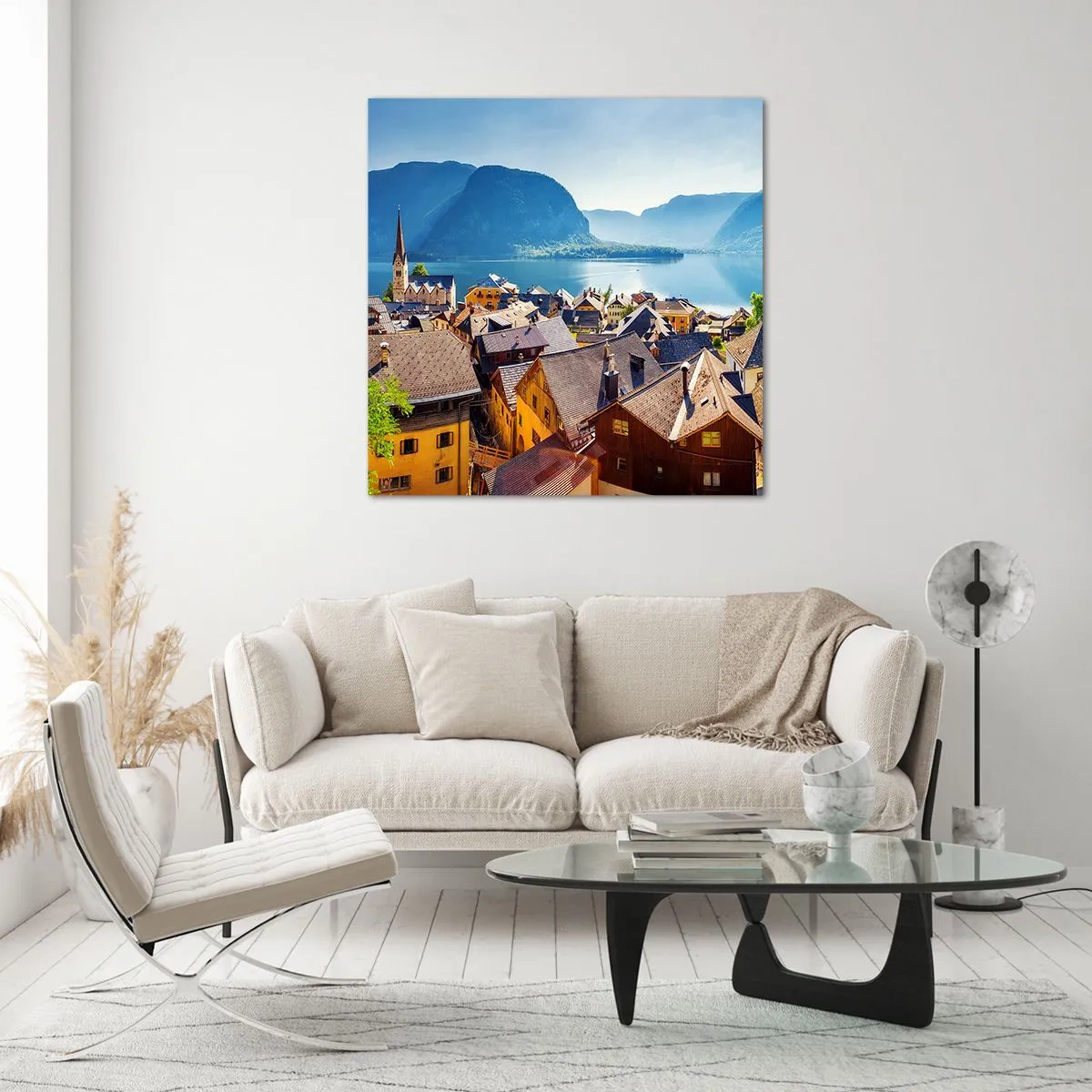 Obraz na szkle - Bardziej malowniczo się nie da - 70x70 cm