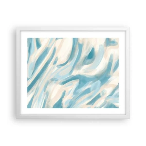 Plakat w białej ramie - Wiosenne powiewy - 50x40 cm