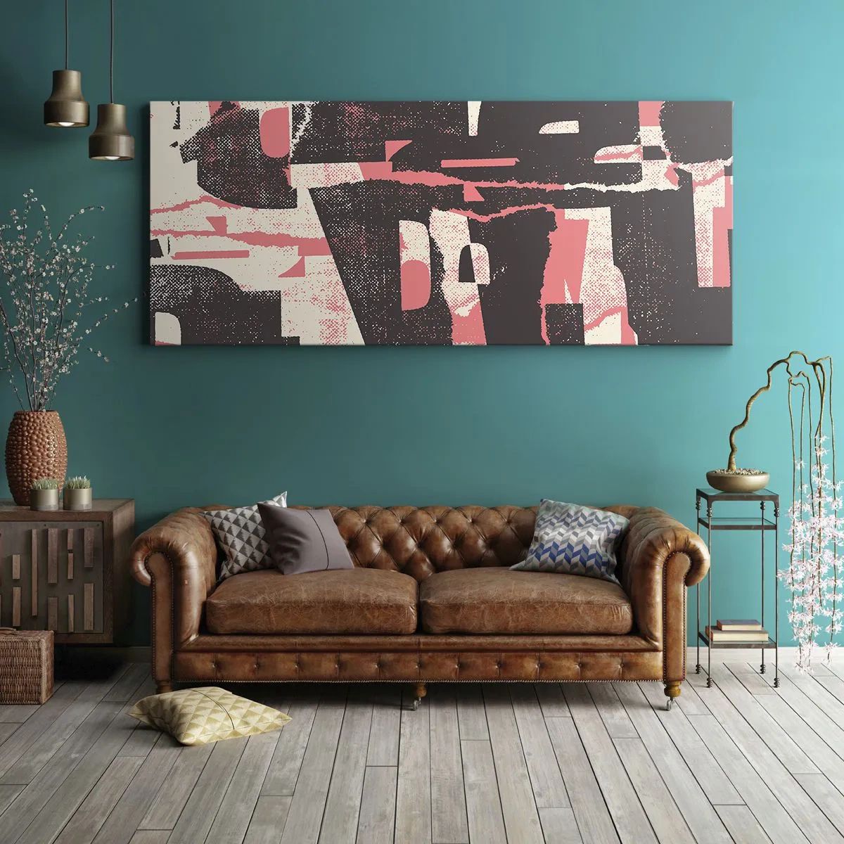 Obraz na płótnie - Cały ten zgiełk - 100x40 cm
