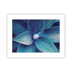 Plakat - Zbłękitniały od nieba - 40x30 cm