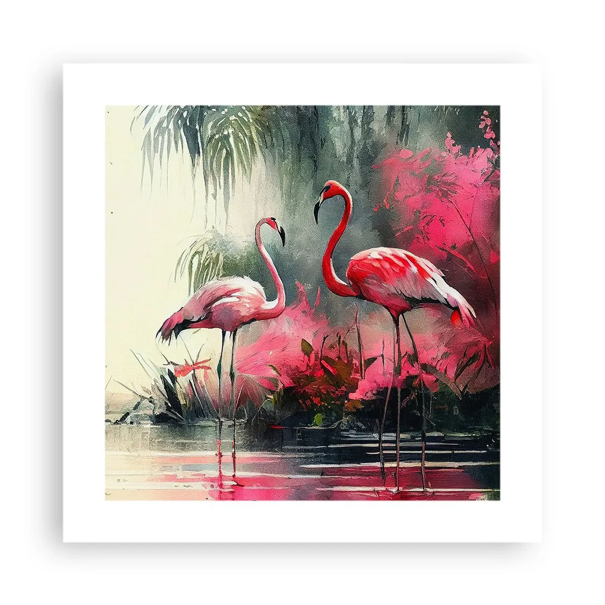 Plakat - Lekcja naturalnego wdzięku - 40x40 cm