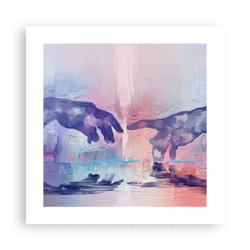 Plakat - Boska iskra życia - 40x40 cm