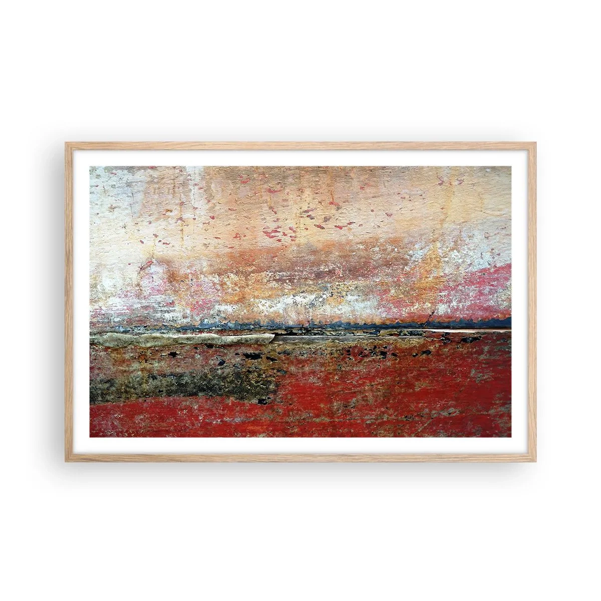 Plakat w ramie jasny dąb - Może to morze - 91x61 cm