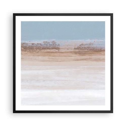 Plakat w czarnej ramie - Niejednoznaczny pejzaż - 60x60 cm