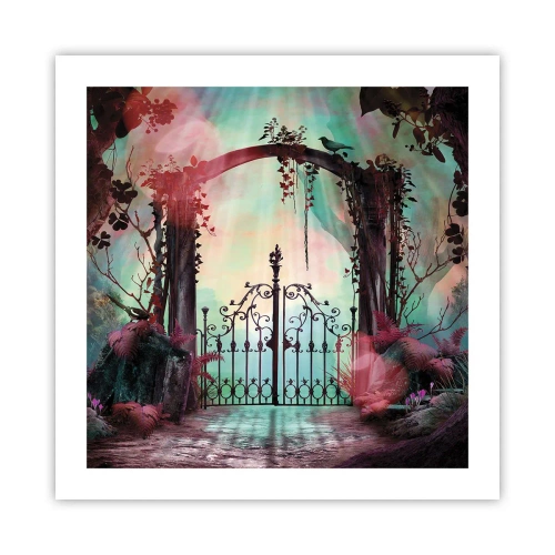 Plakat - Tajemniczy ogród - 50x50 cm