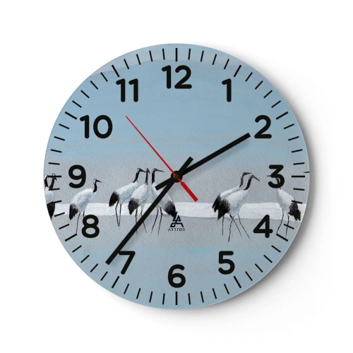 Zegar ścienny - Po gorącym dniu - 40x40 cm