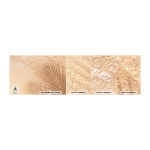 Fototapeta Próbka Standard Eco - Cień gorącego lata - Abstrakcja, Piasek Na Plaży, Liście - 100x30 cm