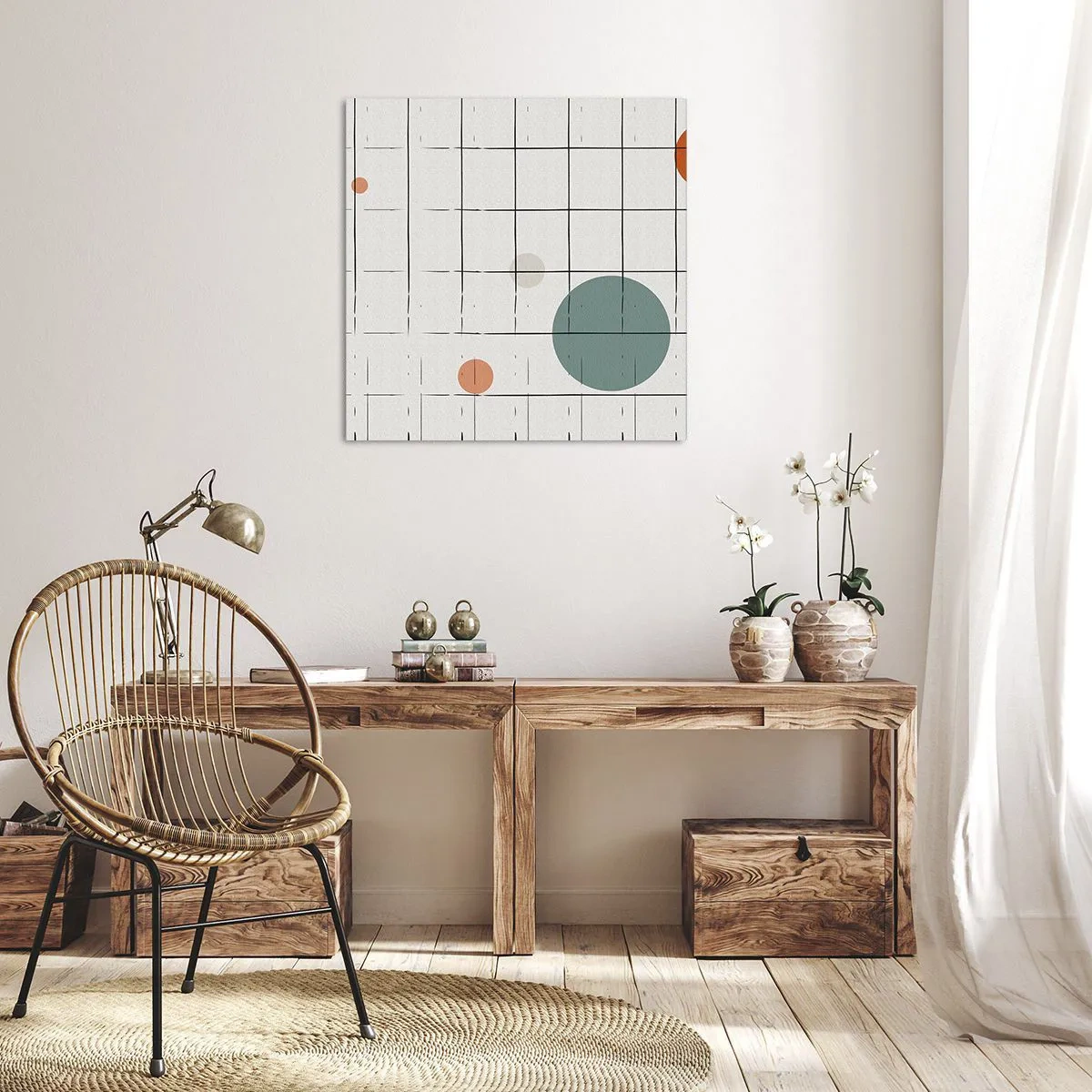 Obraz na płótnie - Uwięzione. My czy one? - 60x60 cm