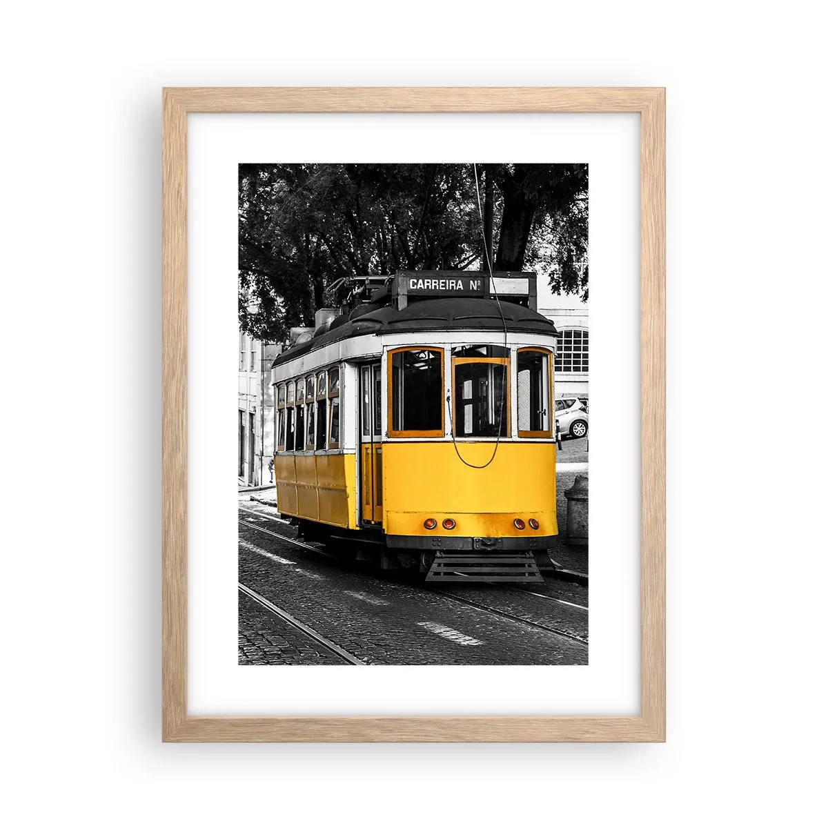 Plakat w ramie jasny dąb - I fado w tle - 30x40 cm