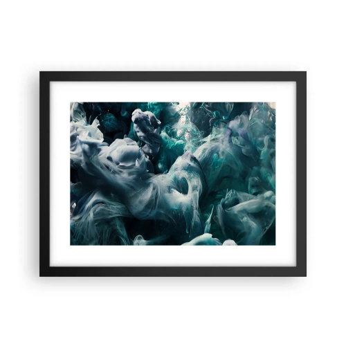 Plakat w czarnej ramie - Ruch koloru - 40x30 cm