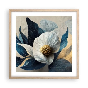Plakat w ramie jasny dąb - Ma złote serce - 50x50 cm